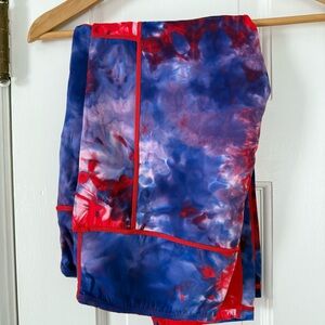 CVG Patriotic TieDye leggings. Capris XL